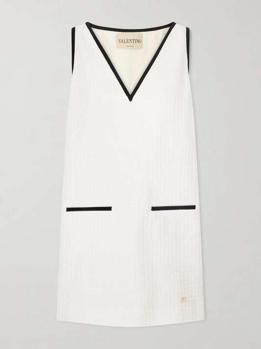 Canestrello Cotton-tweed Mini Dress