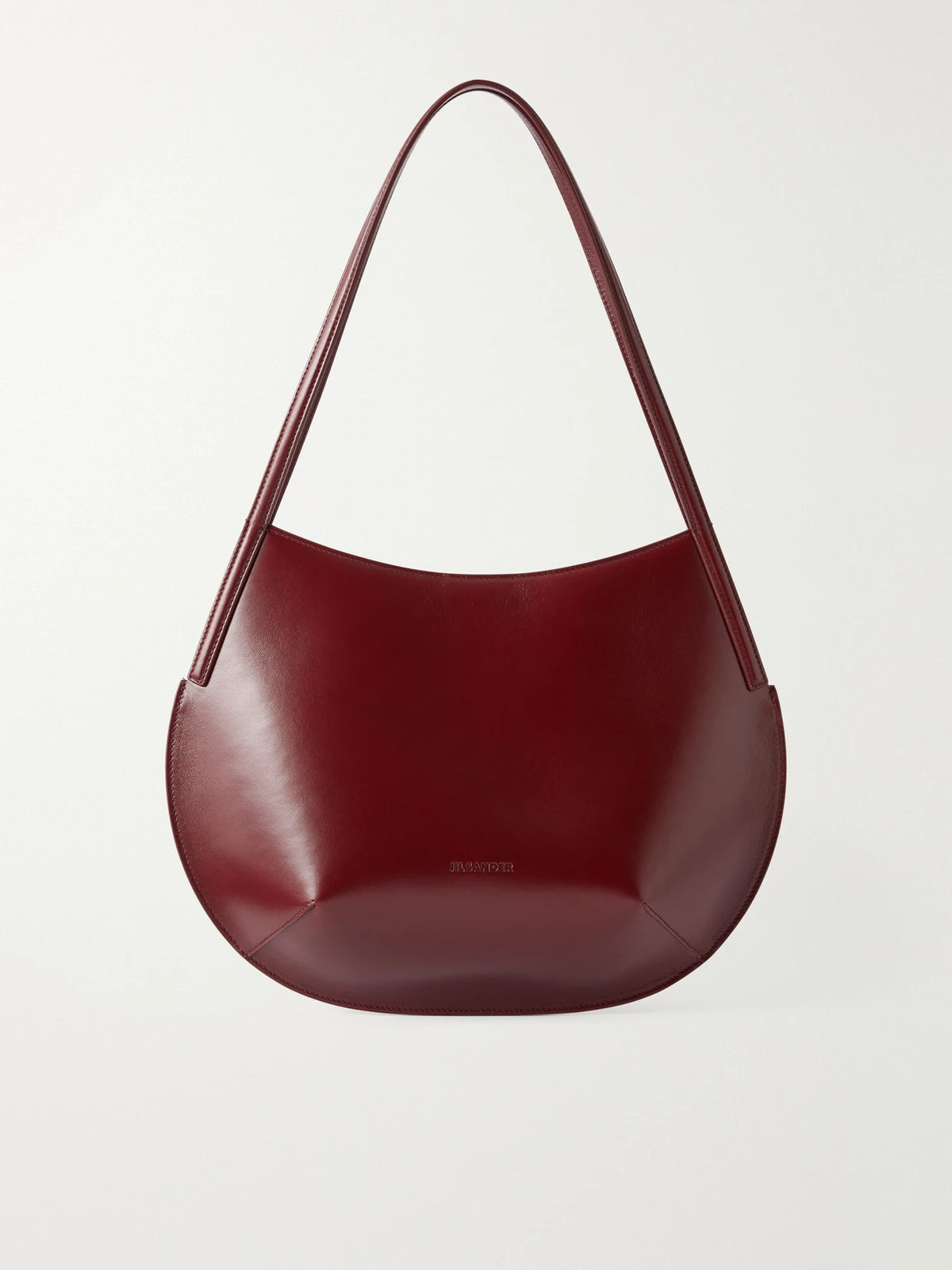 Jil Sander Kante Leather Shoulder Bag