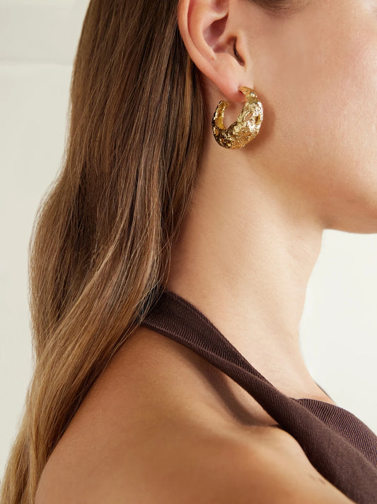 Image of Earrings. Product name - Galia Gold-plated Earrings in Multi colour by brand - Paola Sighinolfi