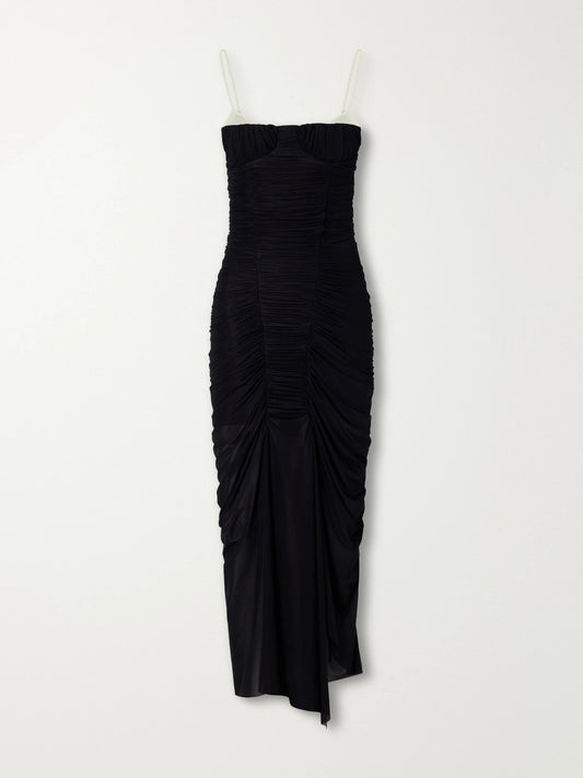 Maygel Coronel Liturgia Ruched Jersey Maxi Dress