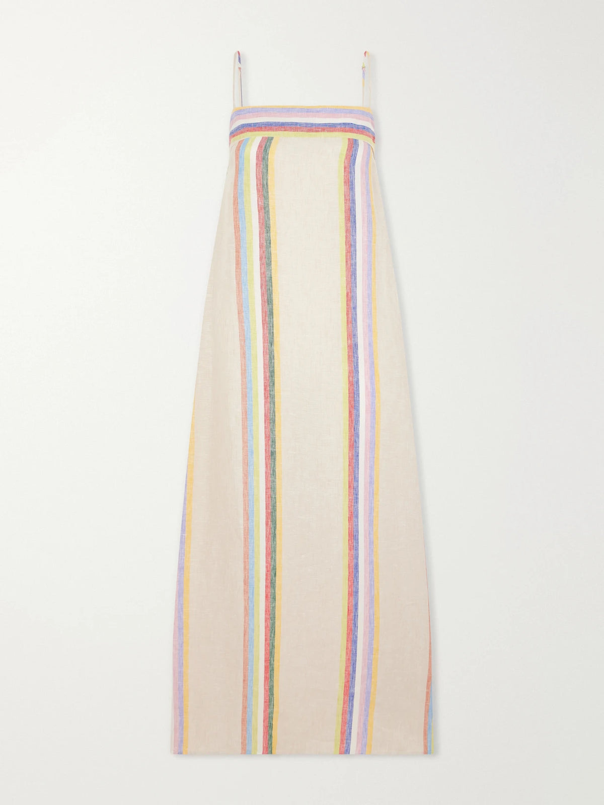 Laura Striped Linen Maxi Dress