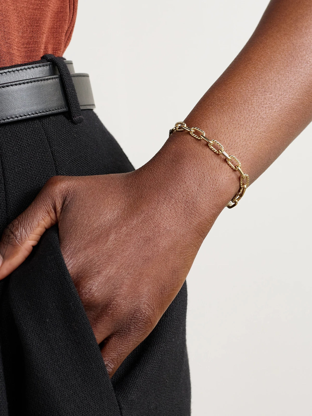 Image of Bracelets. Product name - Dy Madison 18-karat Gold Bracelet in Multi colour by brand - David Yurman