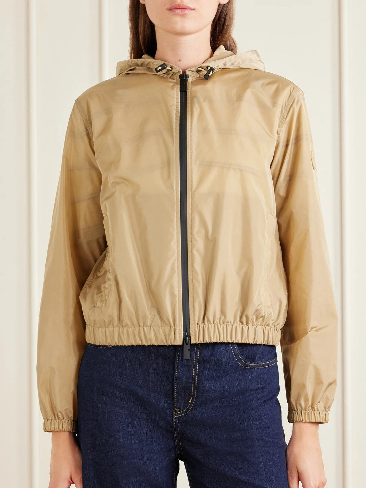 Nelson Hooded Printed Shell Jacket
