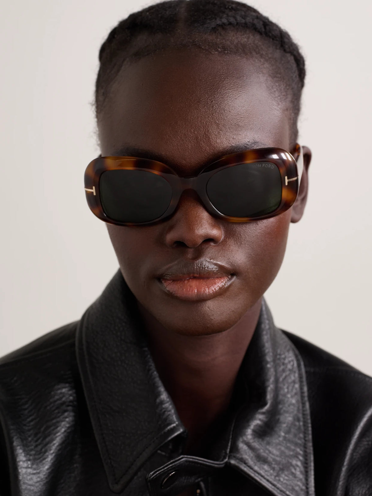 Image of Sunglasses. Product name - Paloma Square-frame Tortoiseshell Acetate Sunglasses in Multi colour by brand - TOM FORD