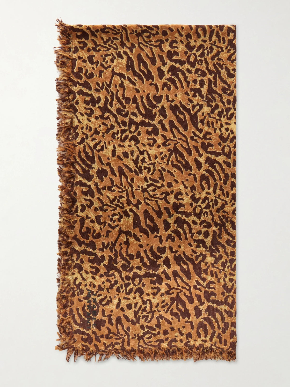 ISABEL MARANT Alecia Leopard-print Wool And Cashmere-blend Scarf