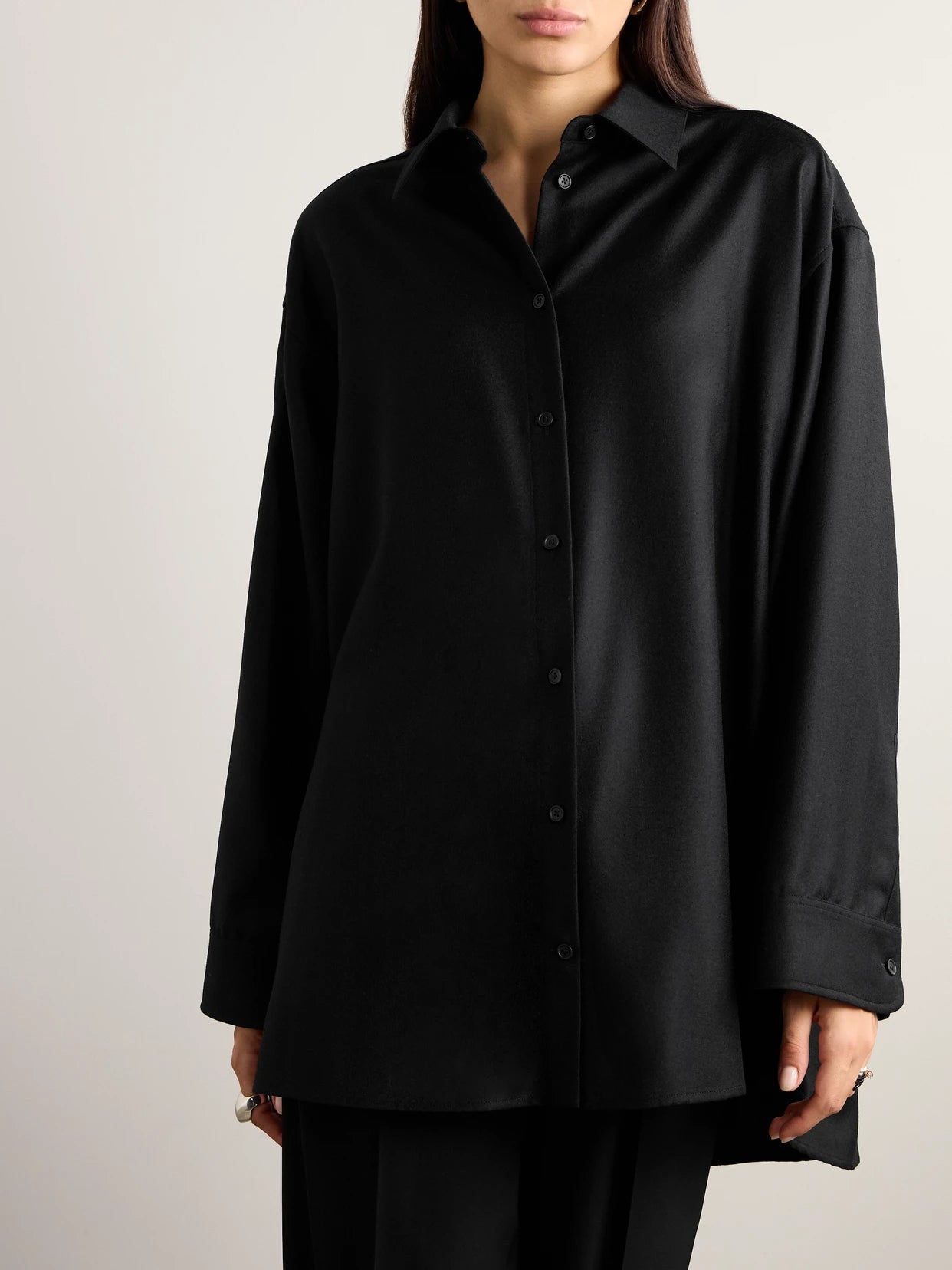 Essentials Caroline Oversized Wool Shirt
