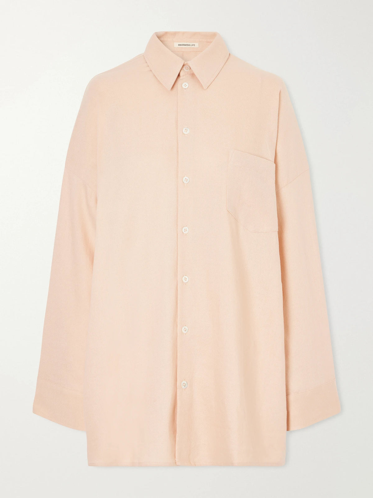 Marrakshi Life The Oversized Cotton Oxford Shirt