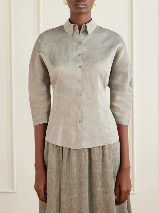 Theresa Dupioni Shirt