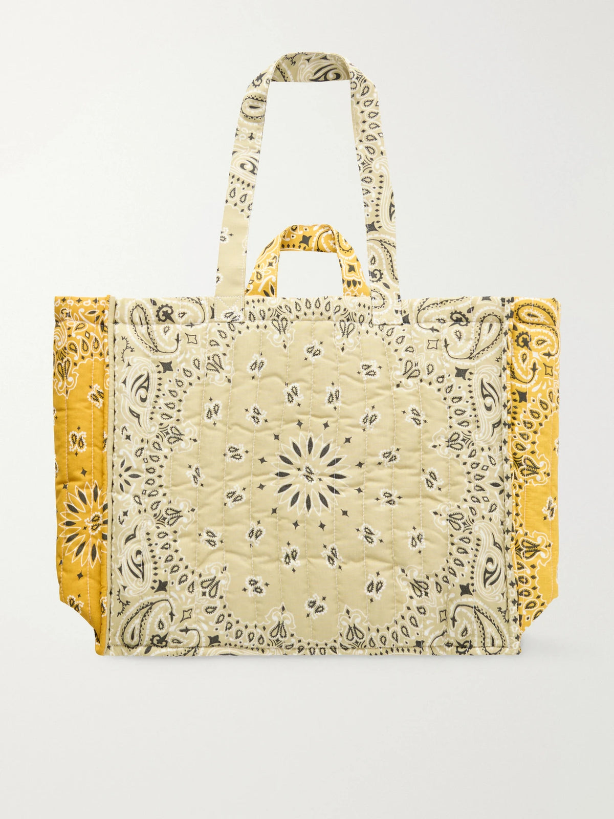 Maxi Cabas Quilted Bandana-print Cotton Tote