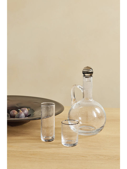 Image of Tableware. Product name - + Sophia Roe S. r Collection Bubble Glass Carafe in Clear colour by brand - LOUISE ROE