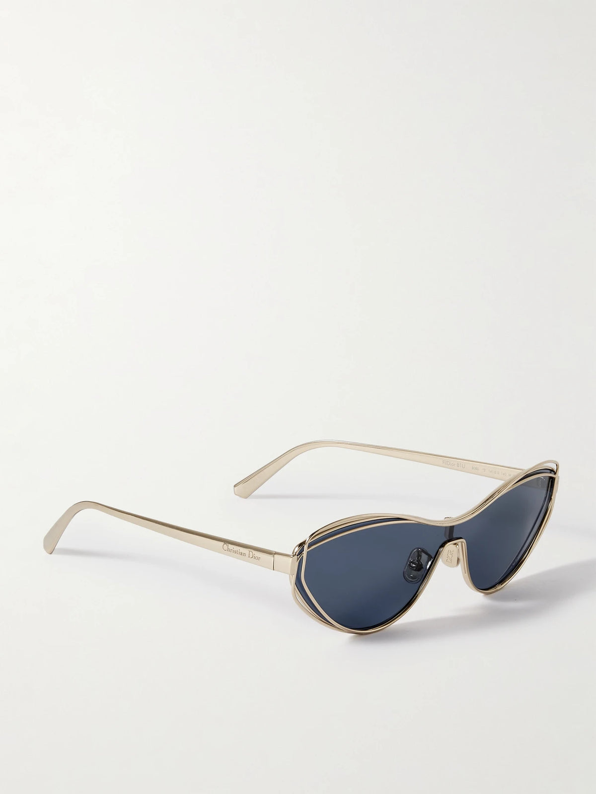 Fildior M1u Cat-eye Gold-tone Sunglasses