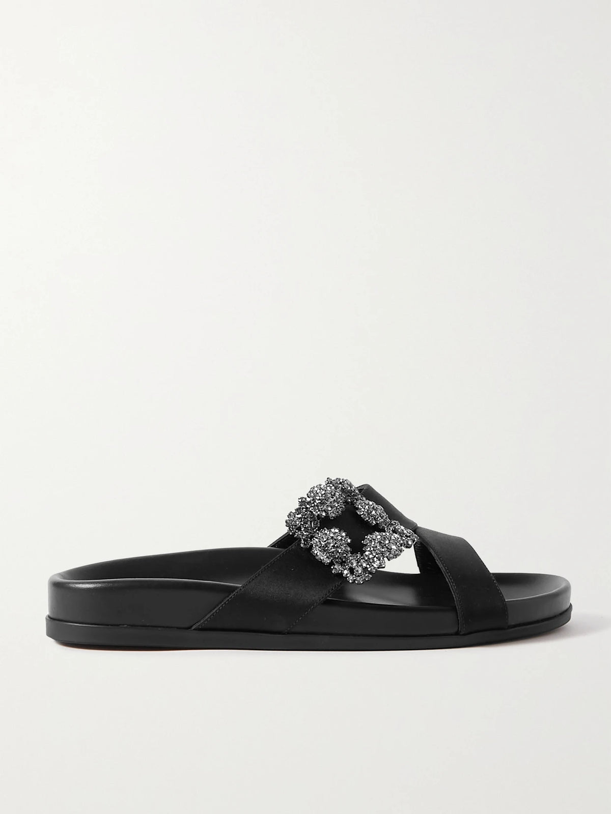 Chilanghi Buckled Satin Slides