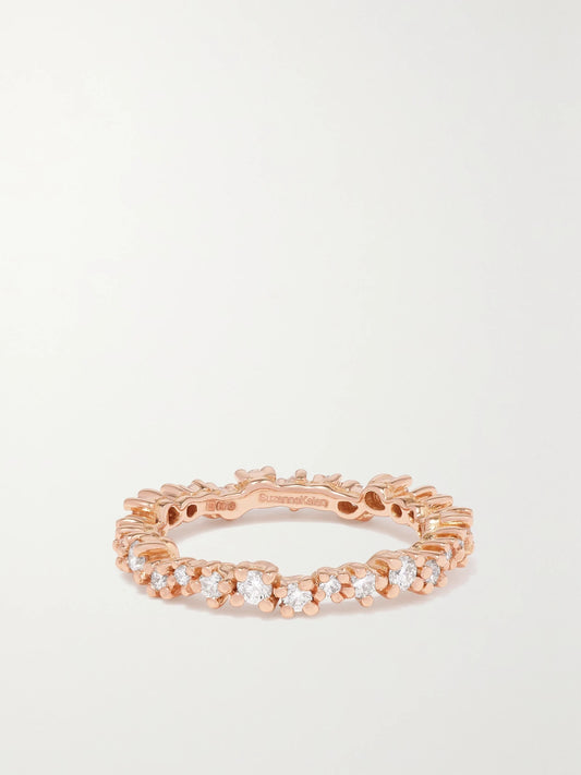 Eternity 18-karat Rose Gold Diamond Ring