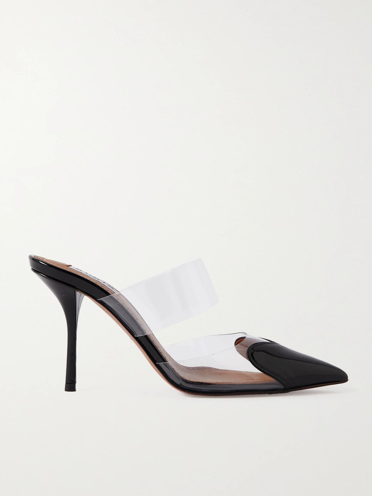 Le Caur 90 Pu And Patent-leather Mules