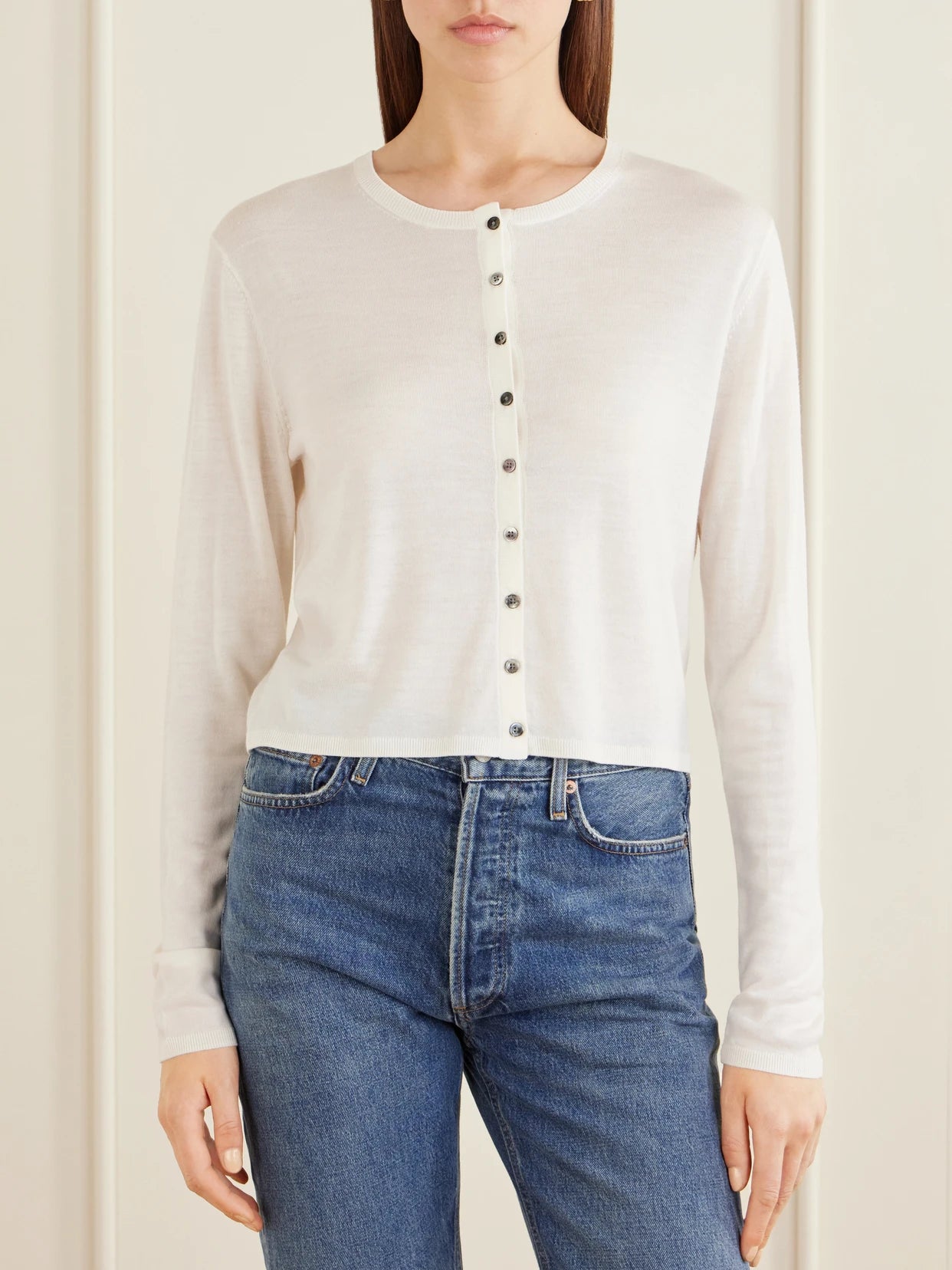 James Merino Wool Cardigan