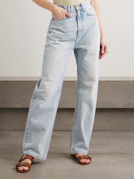 The Fan Mid-rise Wide-leg Jeans