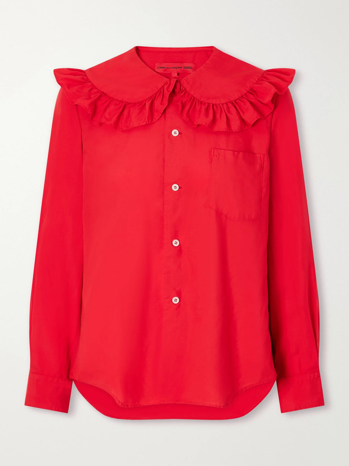 Comme des Garçons GIRL Ruffled Poplin Shirt