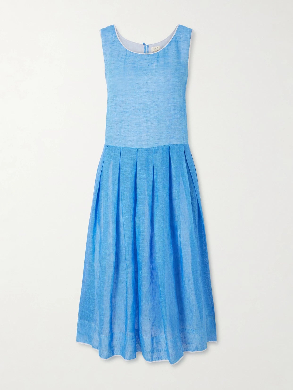 Basil Linen Midi Dress