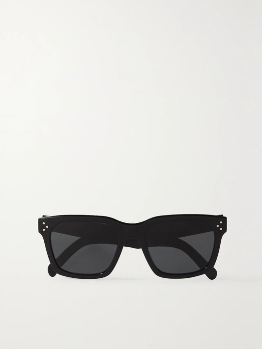Oversized Square-frame Acetate Sunglasses