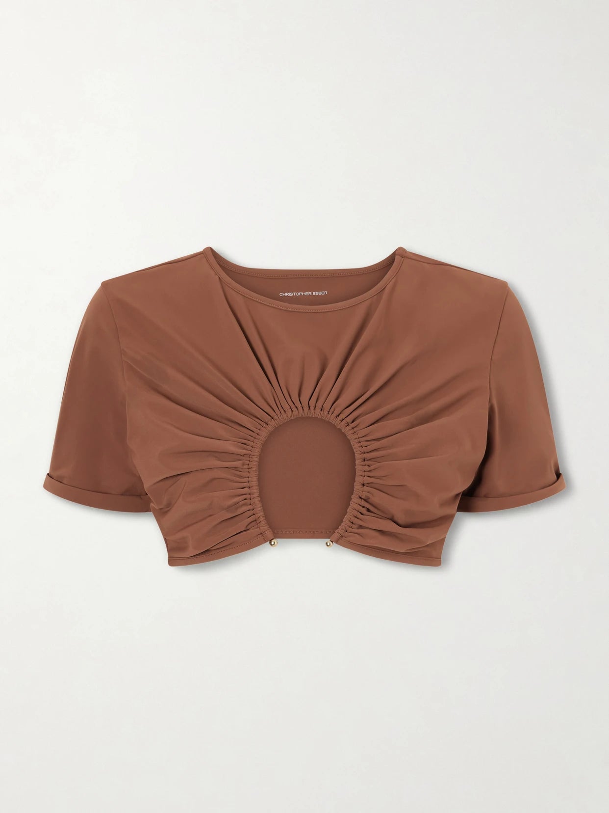 U Prong Tee Bikini Top