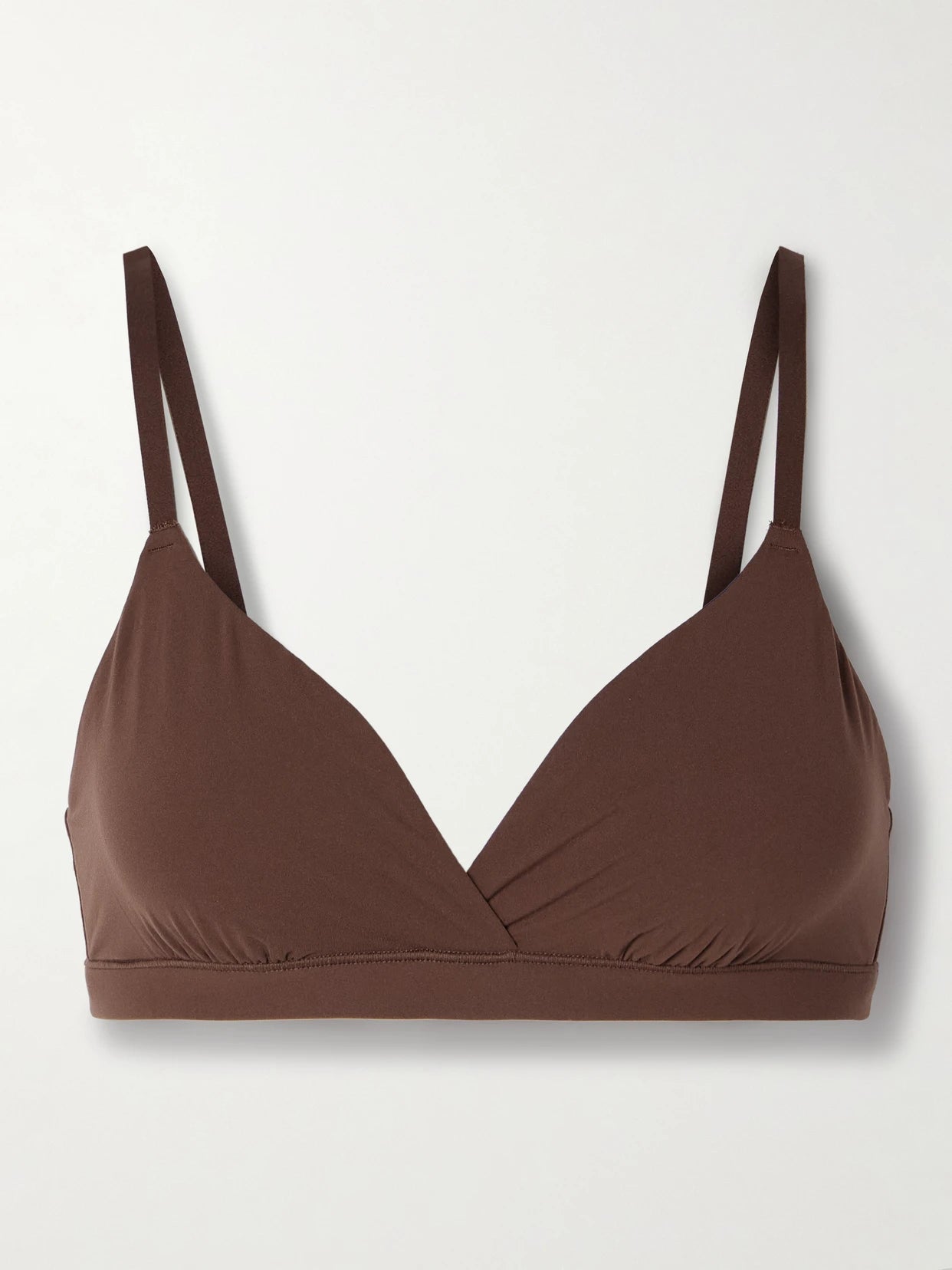 Fits Everybody Crossover Bralette - Cocoa