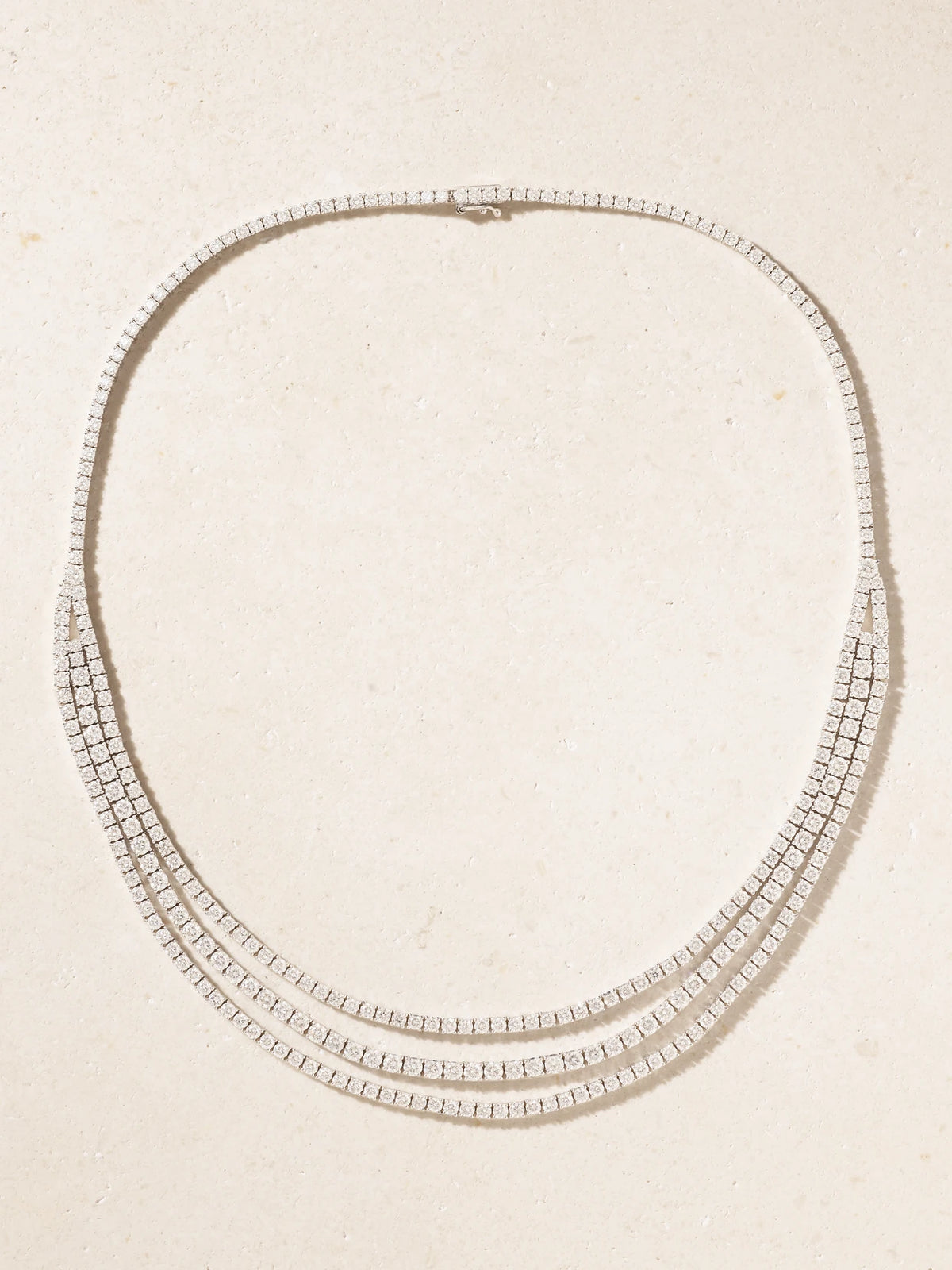 Hepburn 18-karat White Gold Diamond Choker