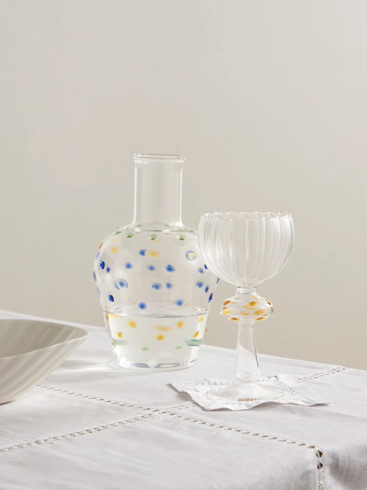 Image of Tableware. Product name - Istanbul Set Of Two Wine Glasses in Multi colour by brand - Gohar World