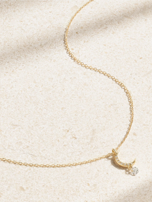 Séléné 18-karat Gold Diamond Necklace