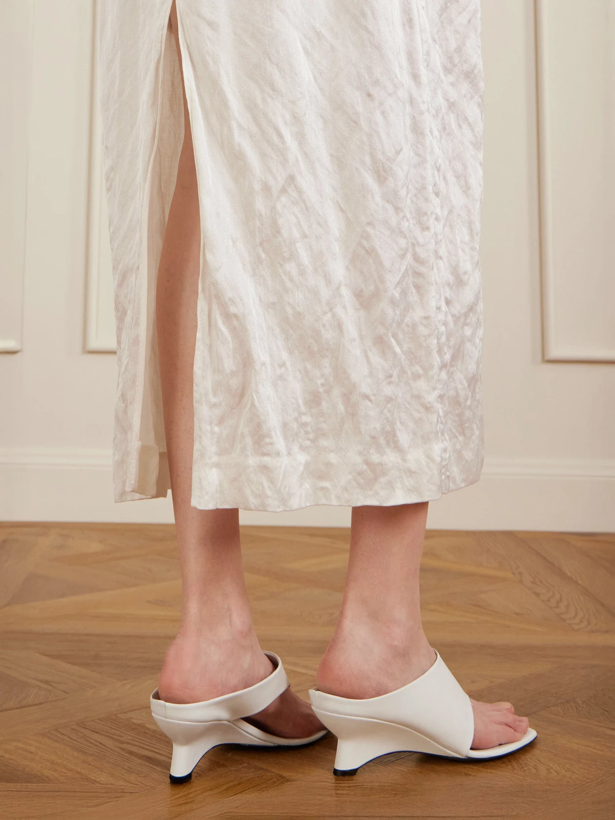 Marlow Leather Wedge Mules