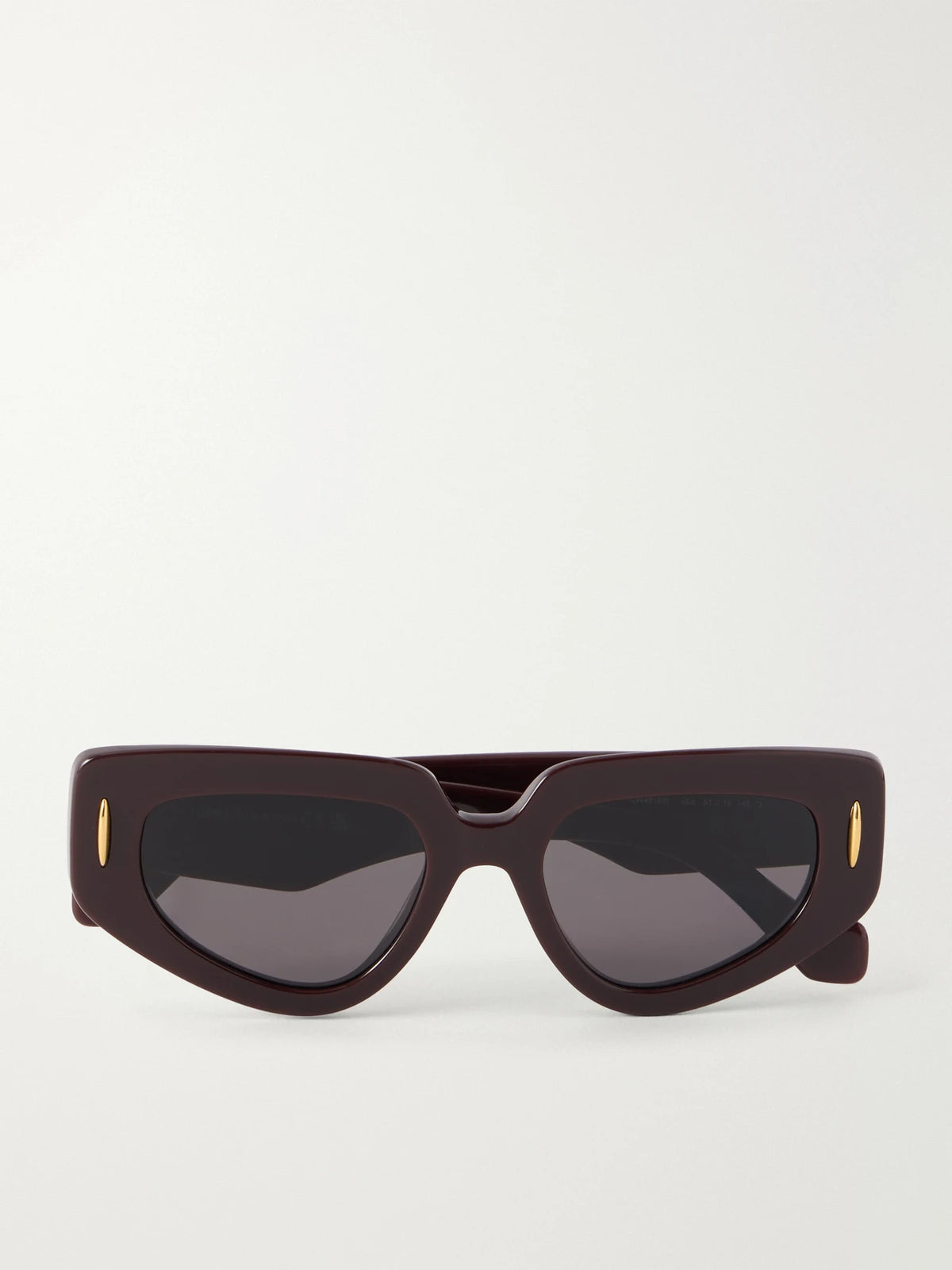Loewe Small Butterfly Screen Oversized D-frame Acetate Sunglasses