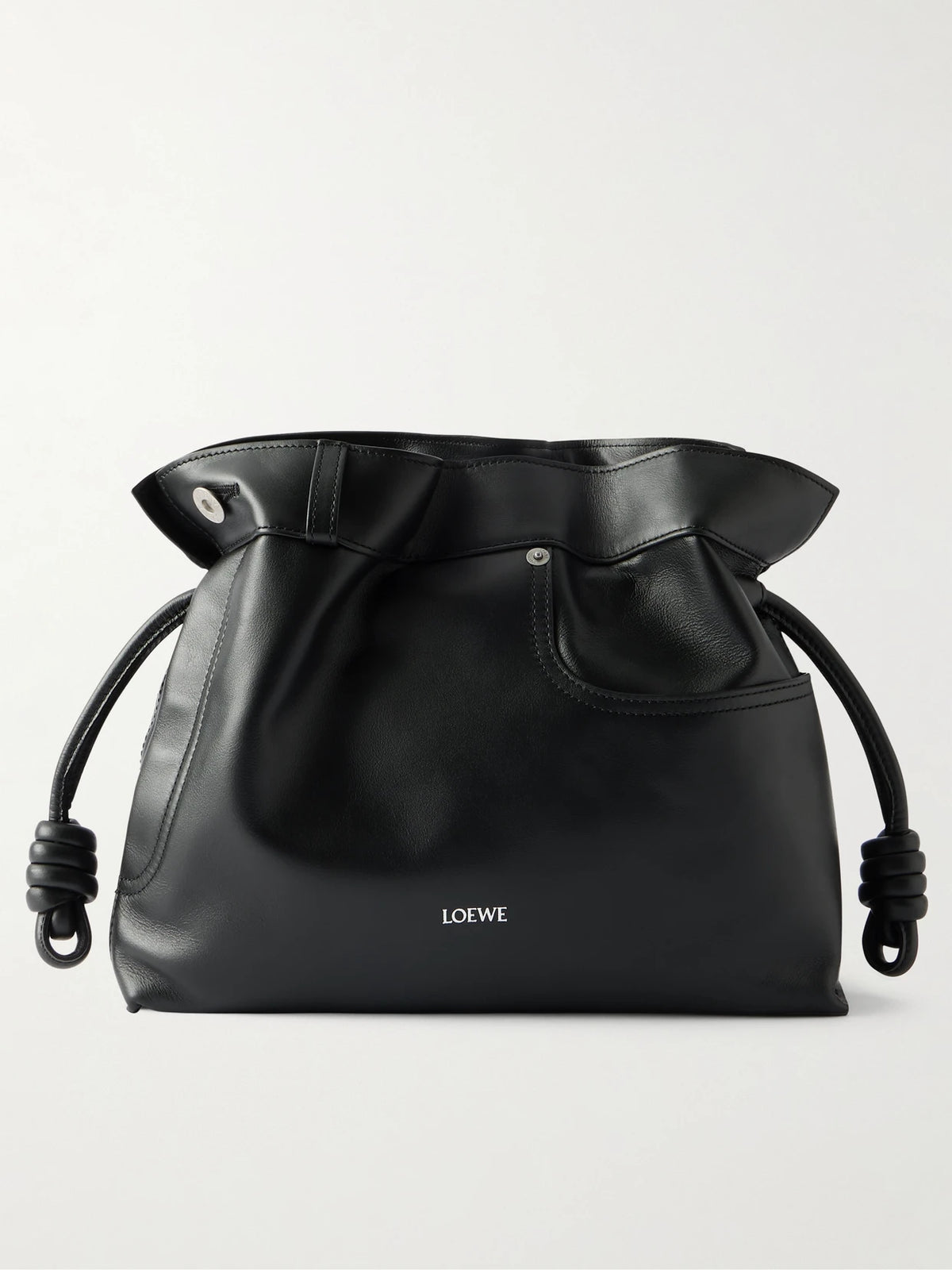 Flamenco Panta Medium Leather Clutch