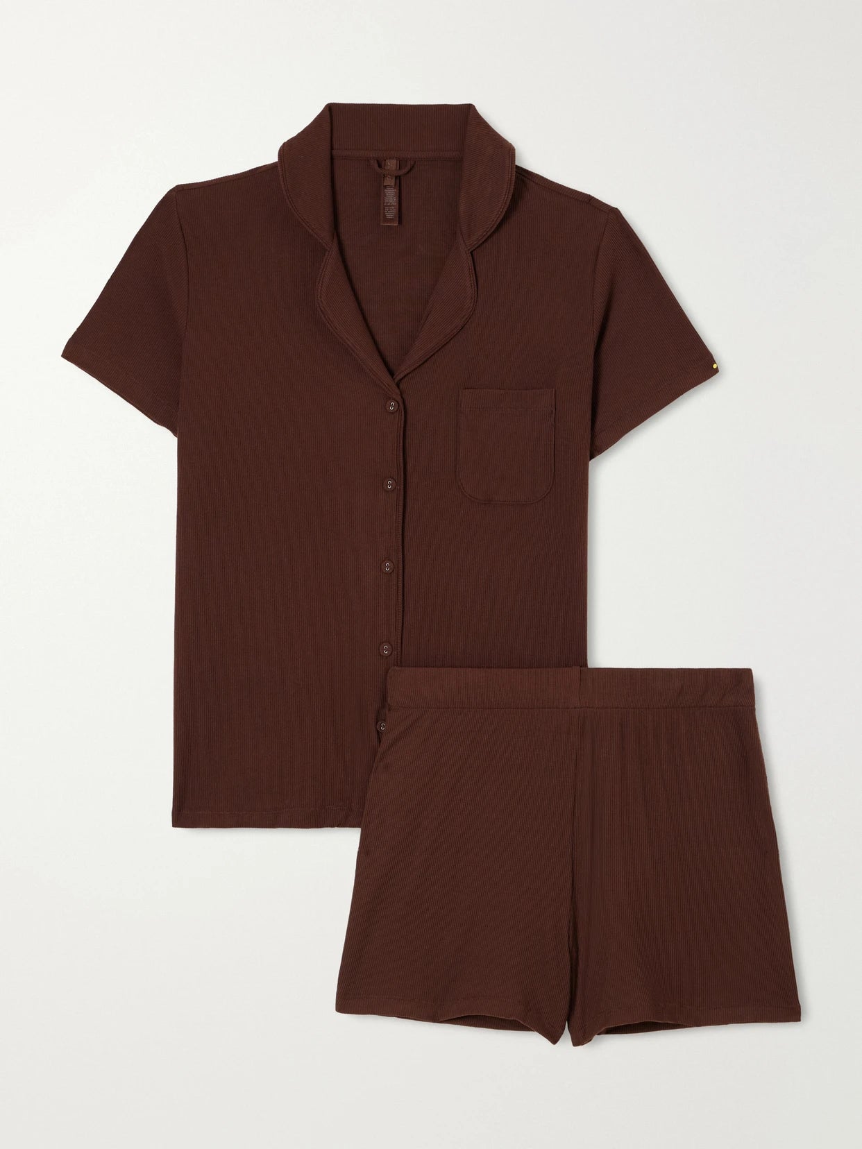 Soft Lounge Ribbed Modal-blend Pajama Set