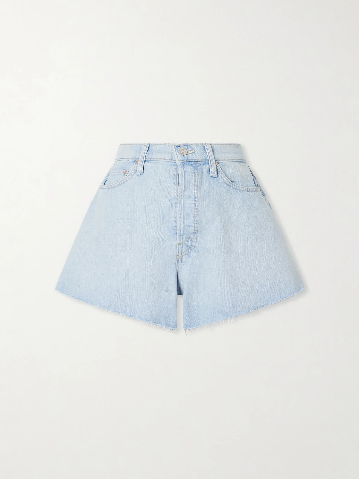 Mother Flutter Denim Shorts
