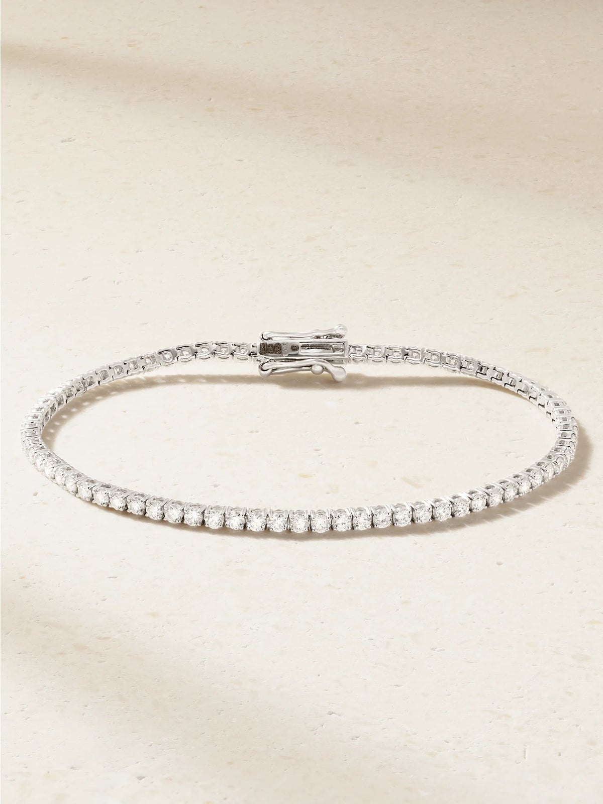 14-karat White Gold Diamond Tennis Bracelet