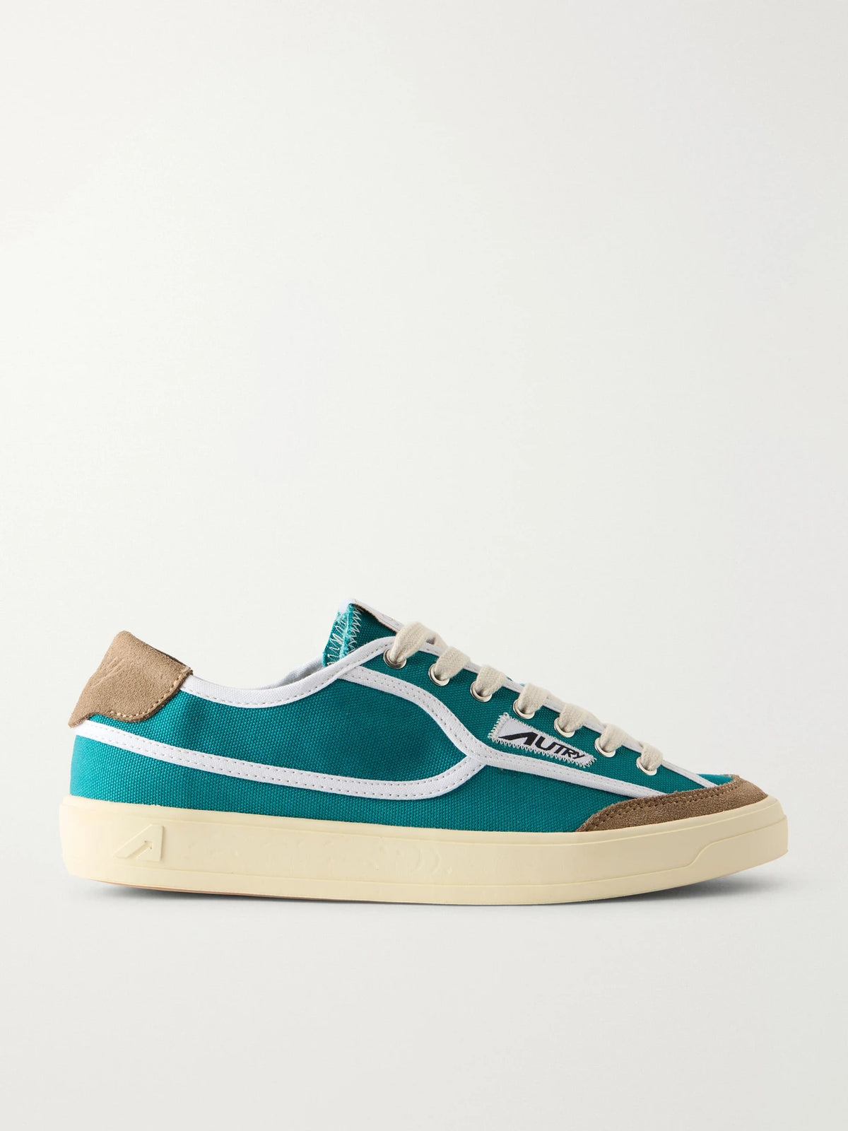 Windscape Low Suede-trimmed Canvas Sneakers