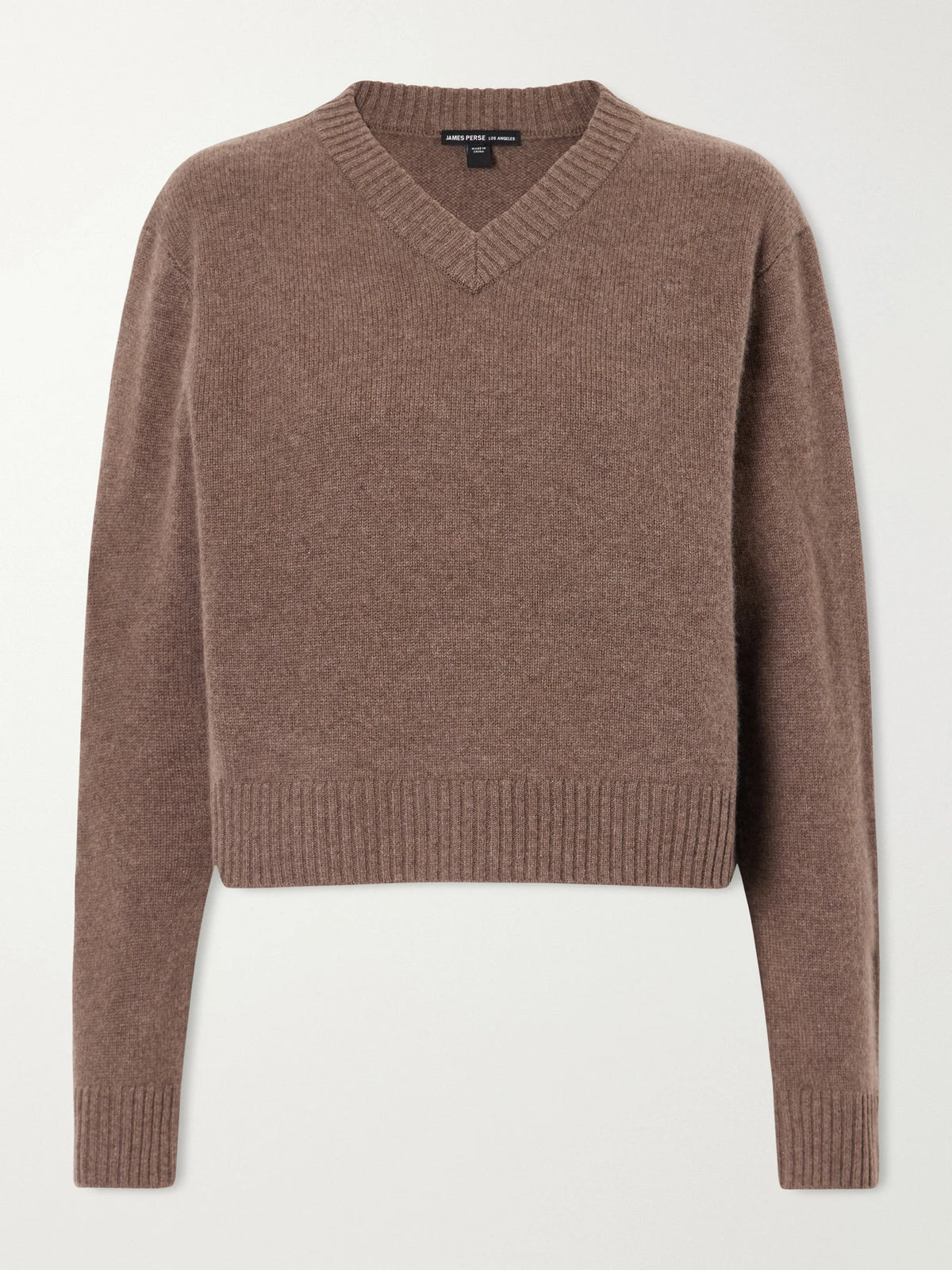 James Perse Rib-trimmed Cashmere Sweater