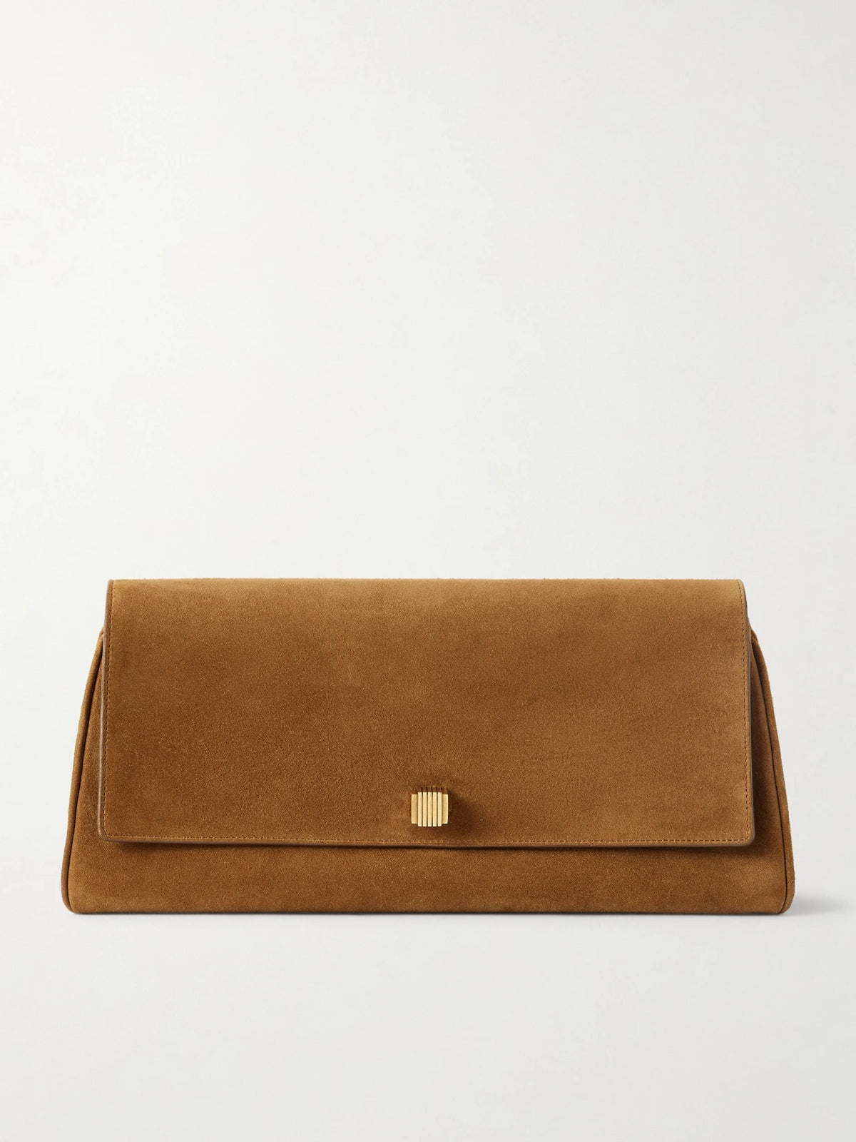 Audrey Suede Clutch Bag