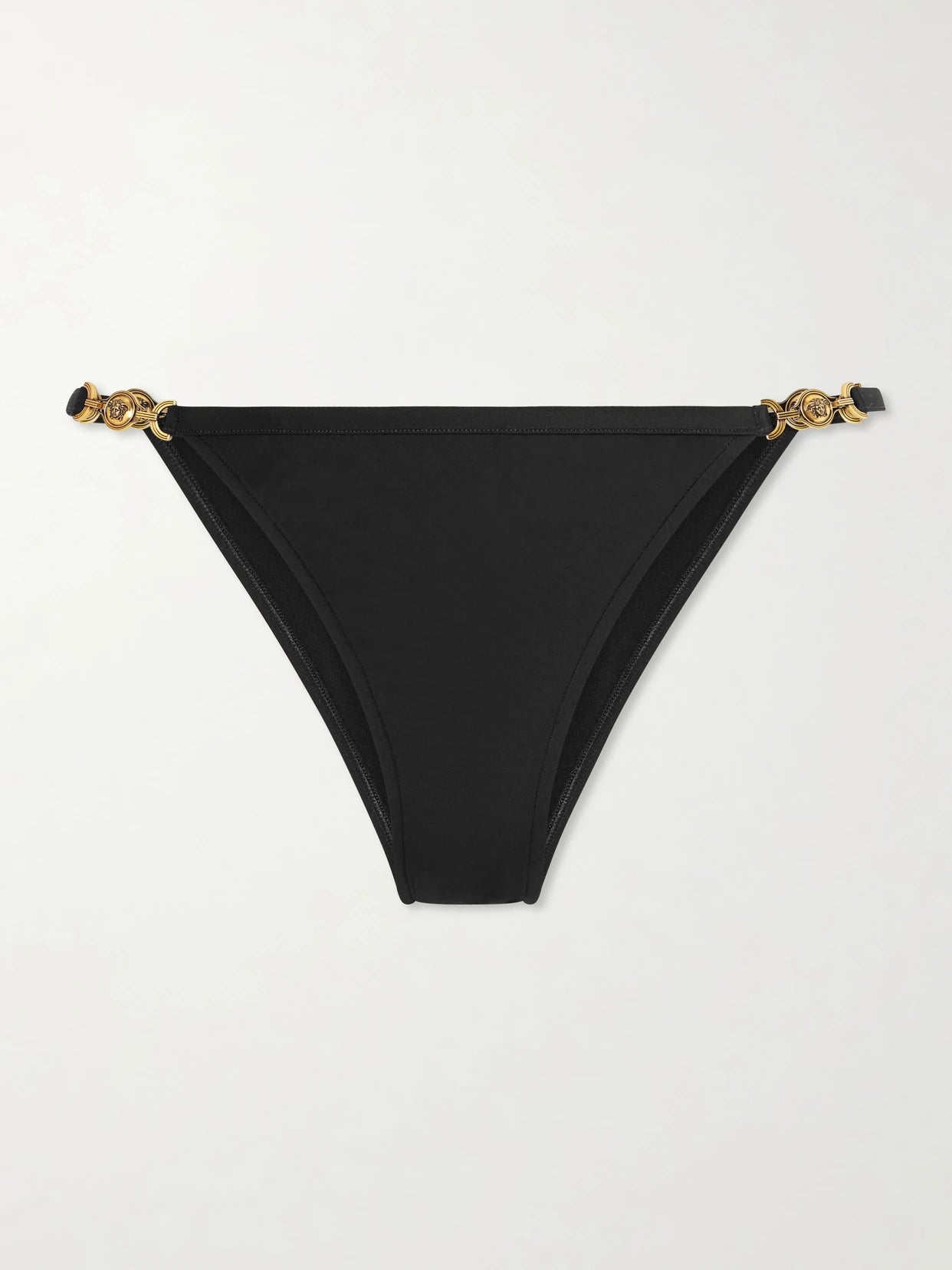 Image of Swimwear. Product name - Bikini Briefs in Black colour by brand - Versace