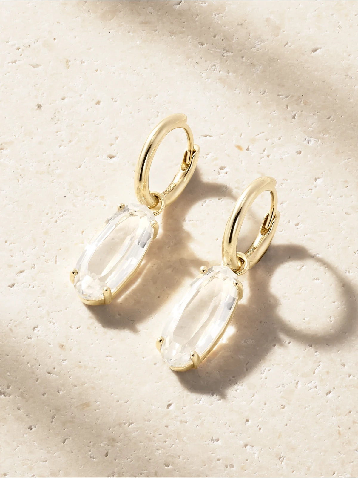 By Pariah Ellipse 14-karat Recycled Gold Topaz Earrings