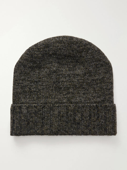 The Row Qylos Mouliné-knit Cashmere Beanie