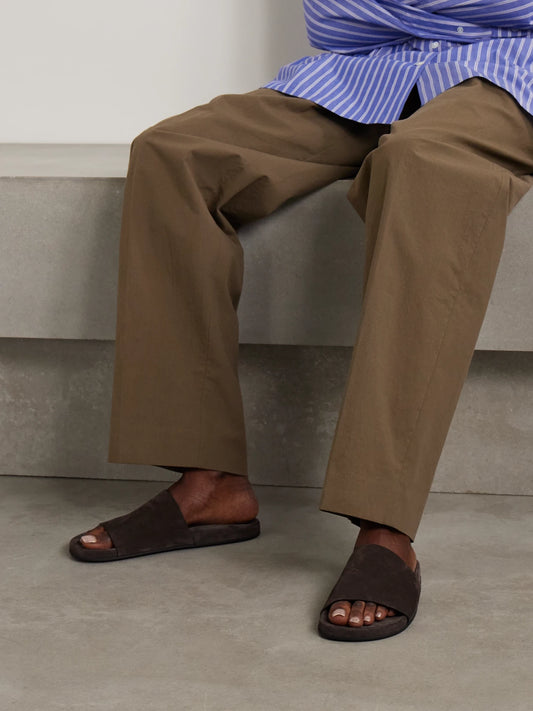 Hugh Suede Slides