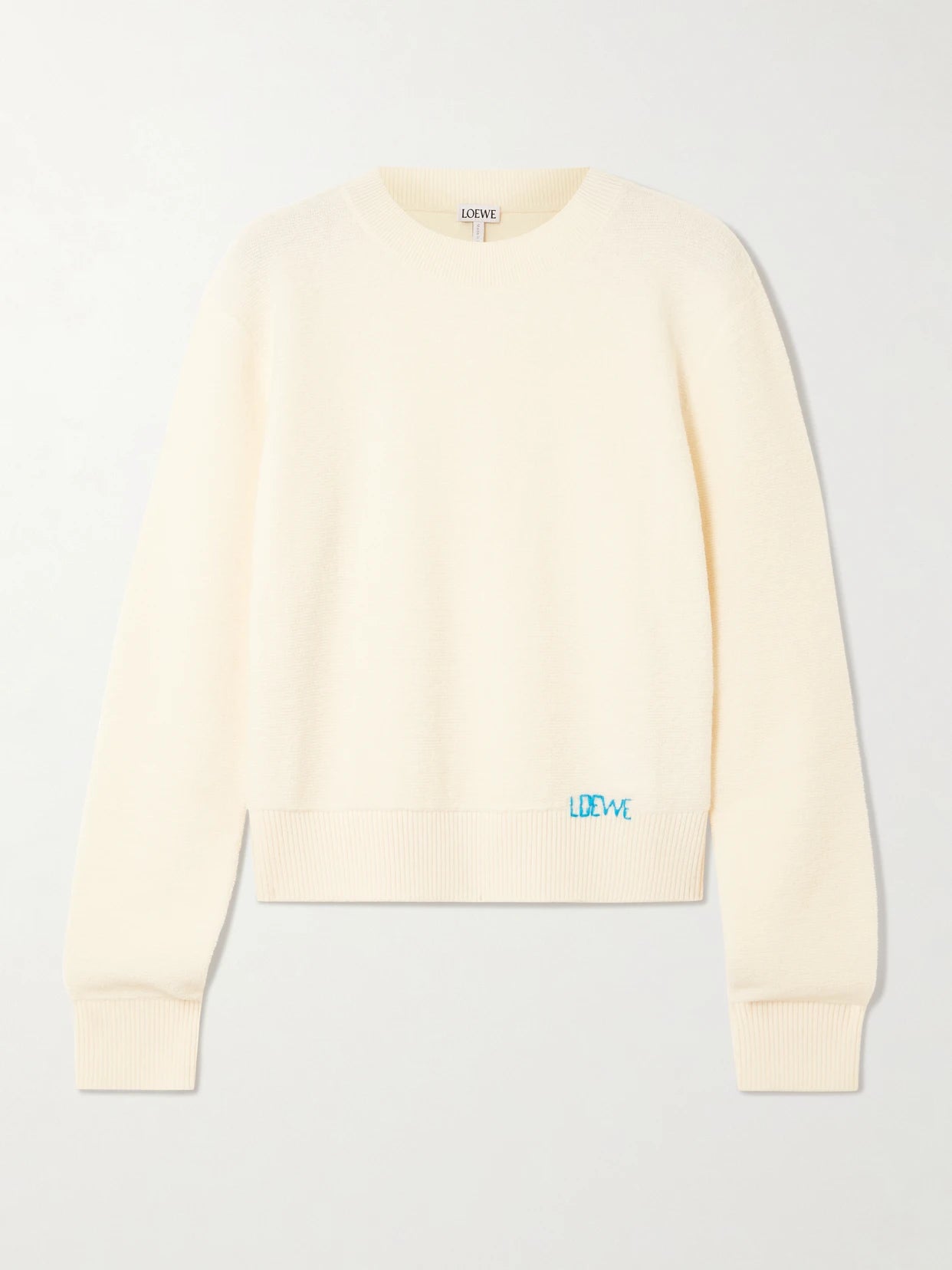 Embroidered Wool Sweater