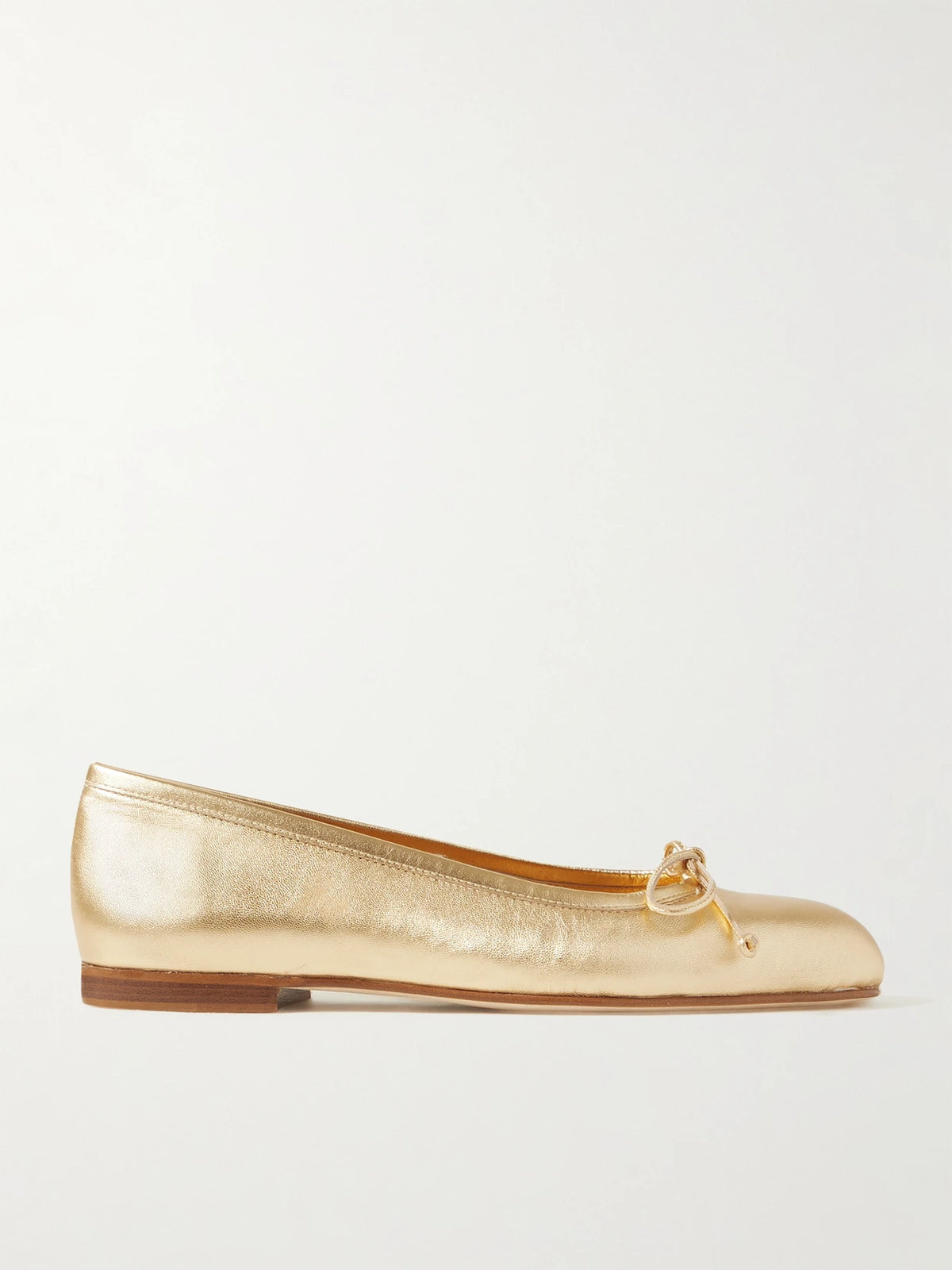 Veralli Metallic Leather Ballet Flats