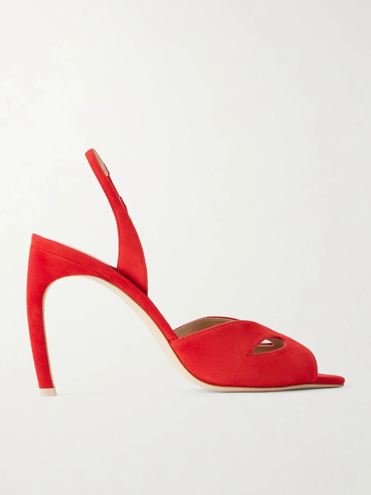 Harlow Mask Suede Sandals