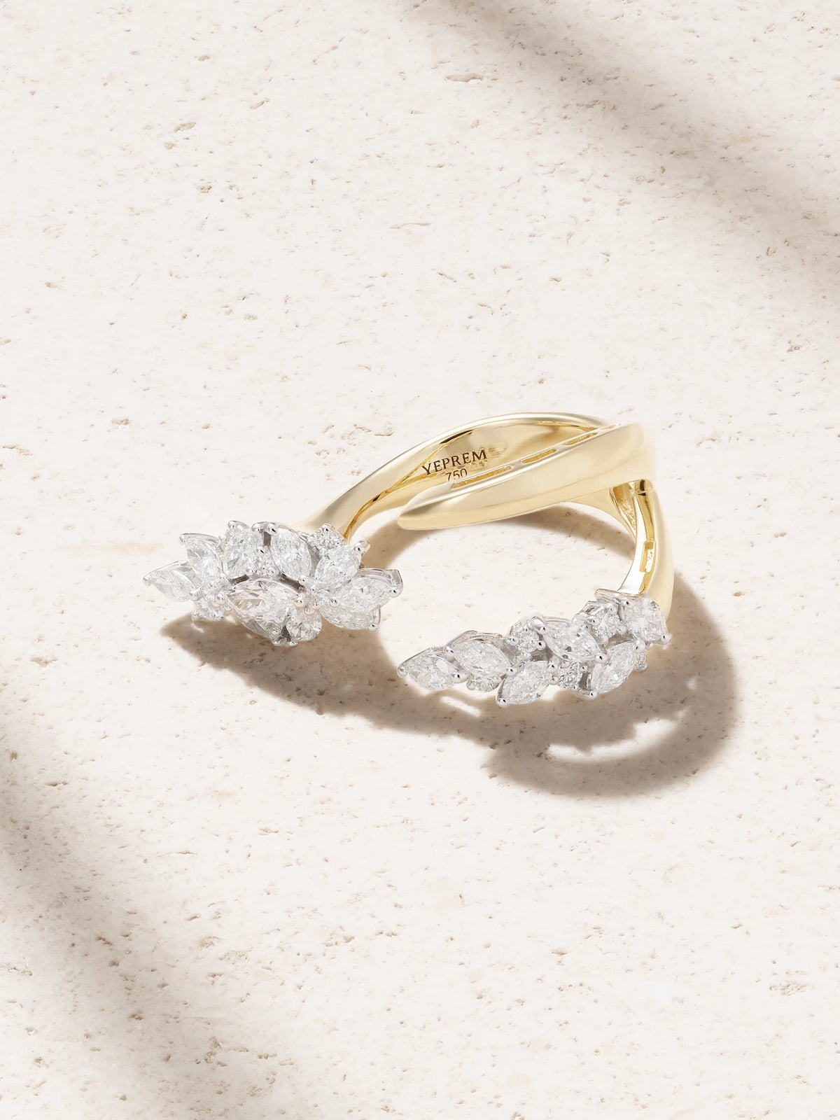 18-karat Yellow And White Gold Diamond Ring