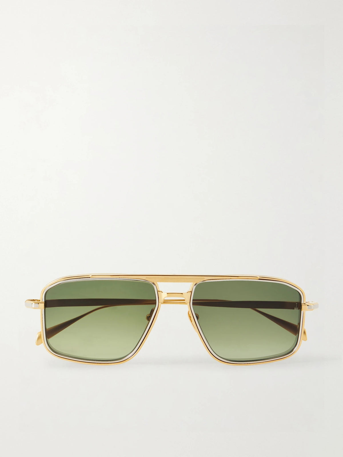 Earl Aviator-style Titanium Sunglasses