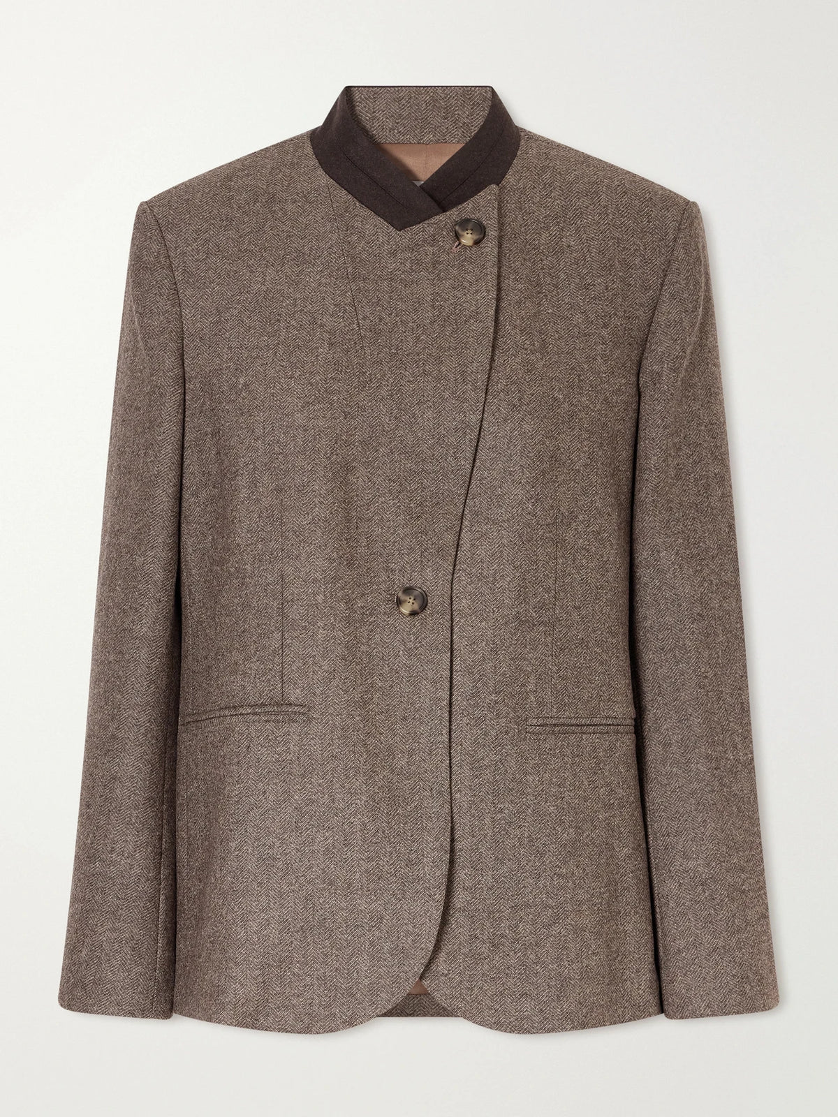 TWP Herringbone Wool And Cashmere-blend Jacket