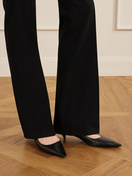 Liisa Leather Kitten Pumps