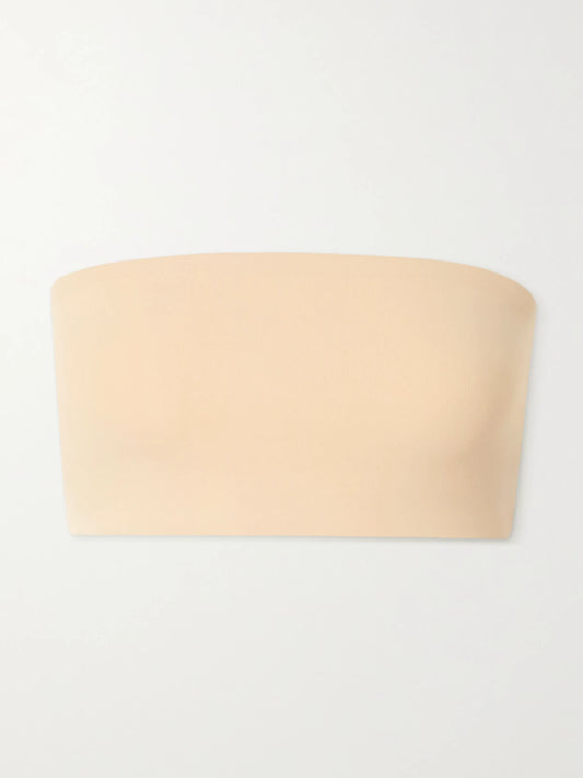Image of Lingerie. Product name - Fits Everybody Bandeau - Sand in Beige colour by brand - SKIMS