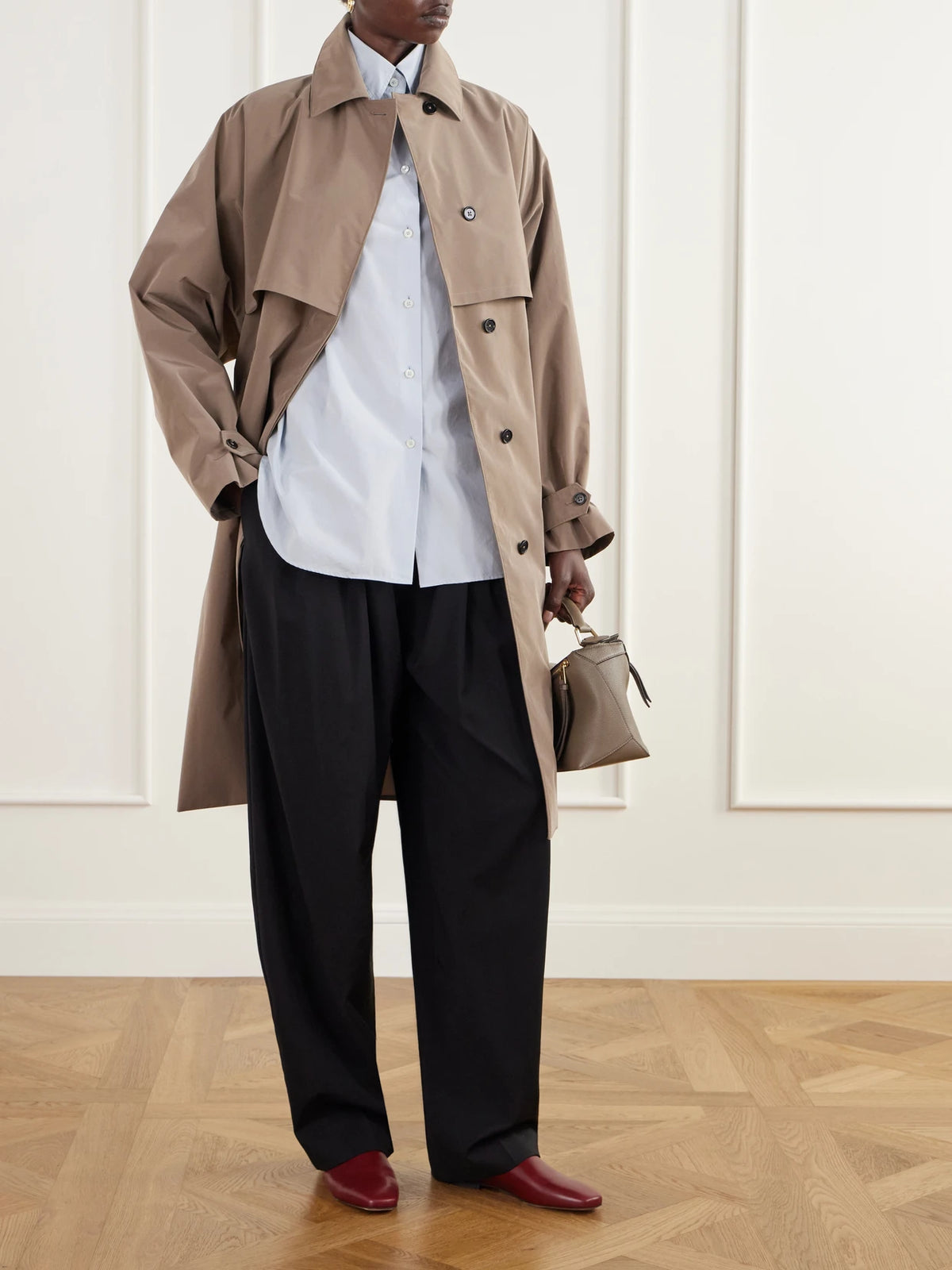 Image of Coats & Jackets. Product name - Shell Trench Coat in Multi colour by brand - Jil Sander
